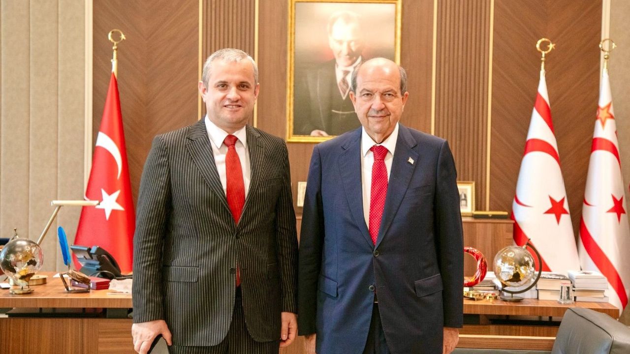 Düzceli İş İnsanı Abdülkerim Kaval’dan KKTC Cumhurbaşkanı Ersin Tatar’a Destek Ziyareti