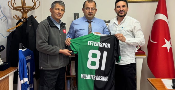 Efteni Spor Yönetiminden Gölyaka Belediye Başkanı Muzaffer Coşkun’a Ziyaret