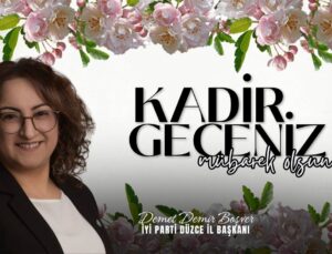 DEMET DEMİR BOŞVER KADİR GECESİ REKLAM İLANI