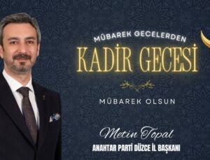METİN TOPAL KADİR GECESİ REKLAM İLANI