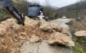 Cumayeri’ndeki Heyelan Bölgesinde Yol Çalışmaları Sürüyor